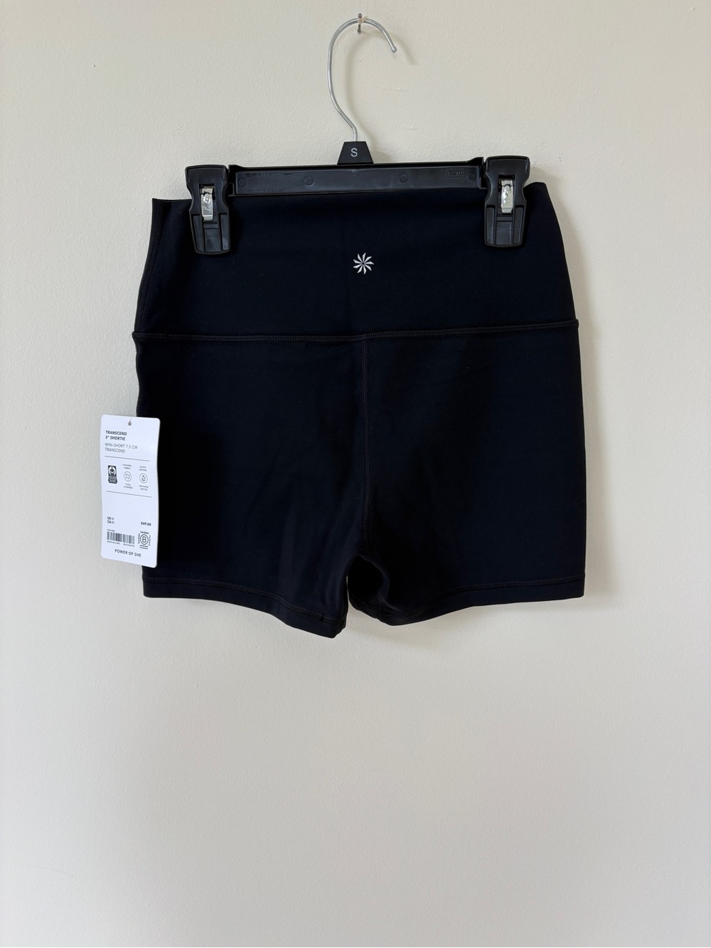 Athleta High-Waist Women’s Athletic Shorts - Black - Picture 4 of 4